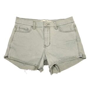 Hollister Shorts‎ Womens 28 High Rise Olive Green Preppy Beachy Summer Surfer